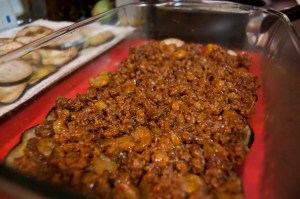 Moussaka in the making by Jesús Pérez Pacheco