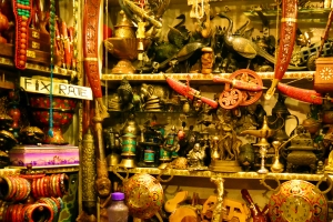 An overloaded souvenir shop. By Soumyadeep Paul.